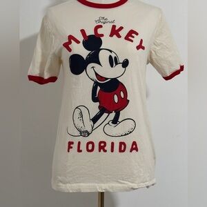 Disney Mickey Mouse Florida T-Shirt - Short Sleeve Round Neck. Women Sz M.